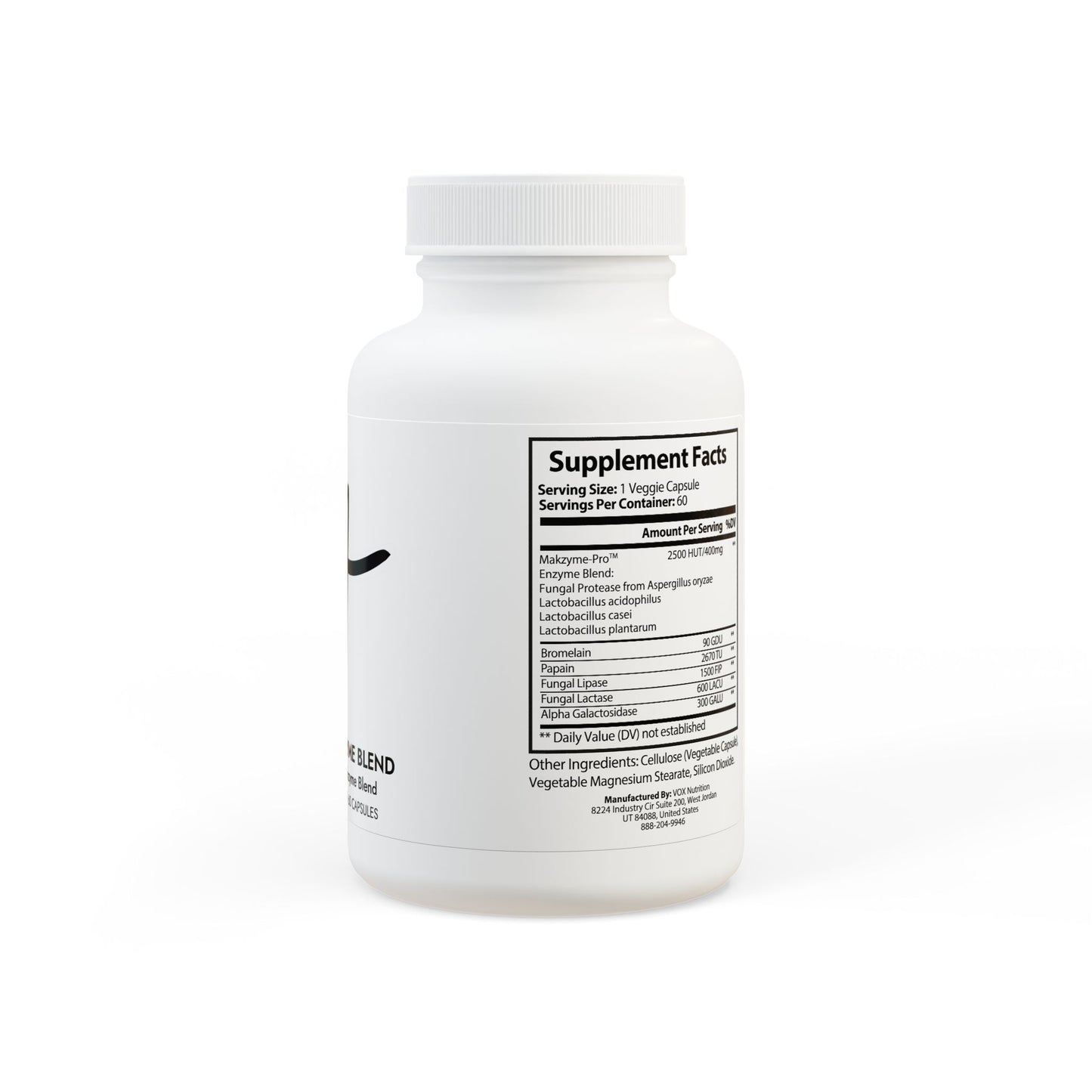 Digestive Enzyme Blend Supplement (60 Capsules)