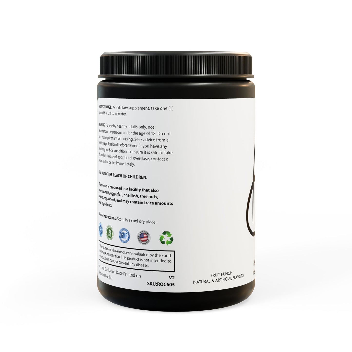Pre-Workout Supplement, Fruit Punch (204g, 7.1oz)