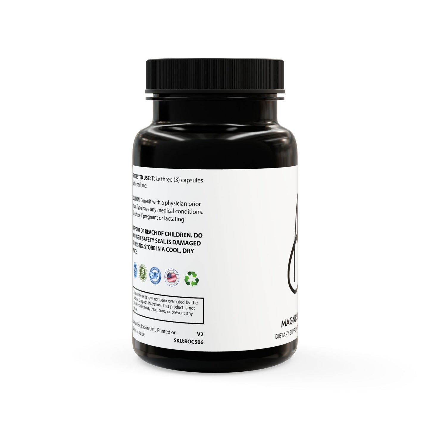 Magnesium Zinc Supplement (90 Capsules)