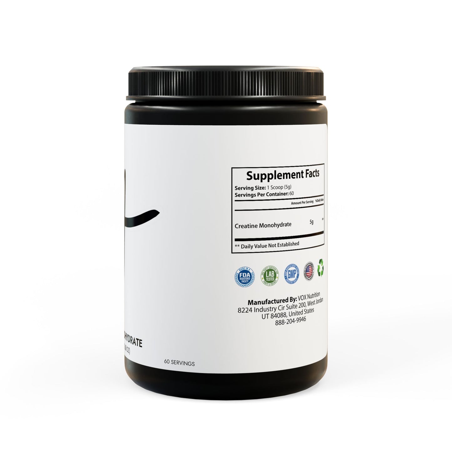 Creatine Monohydrate Supplement (300g, 10.58oz)